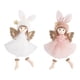 thumbnail image 1 of Adorno navideño con forma de sombrero y niña, colgante para árbol de Navidad, muñeco de ángel de peluche, decoración navideña, 1 of 5