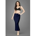 thumbnail image 4 of Trendmalls Lycra Spendex Saree Shapewear Petticoat for Women-P01-Navy Blue, 4 of 6