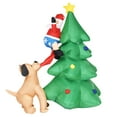 thumbnail image 1 of Gymax 6Ft Waterproof Santa Claus Inflatable Christmas Tree Indoor Outdoor Decor, 1 of 7