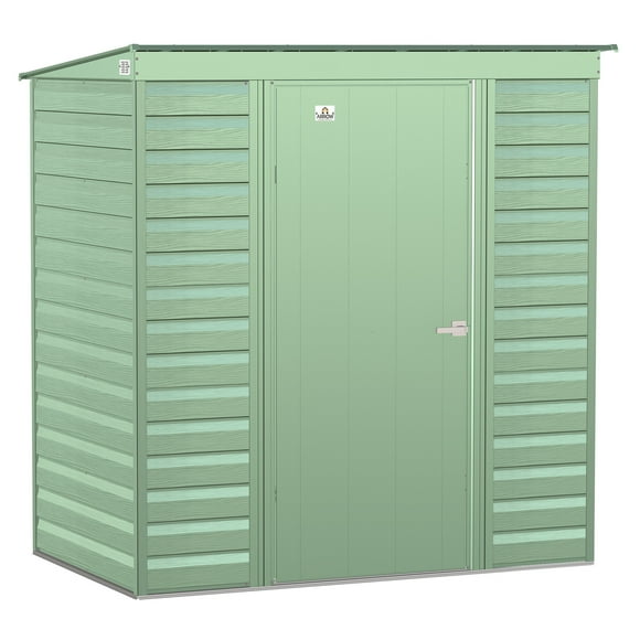 Arrow Select 6 x 4 x 6 ft Green Shed