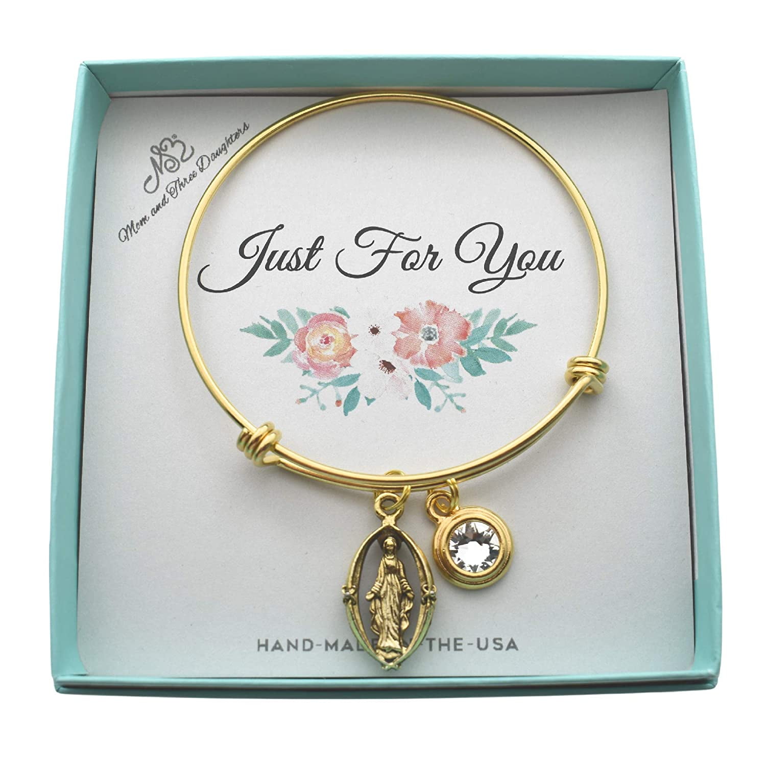 Virgen de Guadalupe Medal Bracelet 18K Gold Plated Bracelet 7.5 inch Virgen de Guadalupe Medal Bracelet 18K Gold Plated Bracelet 7.5 inch