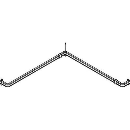 Kirsch 6418 025 Corner Window Curtain Rod 28 48 Walmart Com