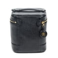thumbnail image 5 of Pre-Owned Chanel Black CC Tall Vanity Case Handbag Caviar Leather, 5 of 10