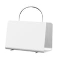 thumbnail image 4 of Estantería de acrílico para libros, fácil de guardar, organizador de escritorio versátil, revistero Blanco, 4 of 9