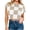 Khaki, variant on Color Block Plaid Print Cap Sleeve Women Casual Knit Sweater Vest Crop Tops