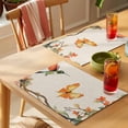 thumbnail image 4 of Hummingbird Butterfly Placemats Set of 12, Spring Flowers Bird Non-Slip Place Mats Washable Table Mats for Kitchen Dining Table Decorations Indoor/Outdoor, 4 of 9