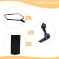 thumbnail image 2 of 120x100MM Black Rearview Mirror Bicycle Parts Lightweight Repair Replacement Spare Study Exquisite Accessories, 2 of 10