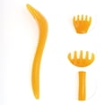 thumbnail image 3 of Unique Bargains 1 Pc Women Durable Five Claws Style Head Massager for Home for Office Resin Yellow, 3 of 4