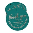 thumbnail image 1 of Inkdotpot Thank You For Sharing Our Special Day Bridal Shower-Baby Shower-Retirement-Wedding-Birthday Bottle Tag Real Rose Gold Foil Favor Hang Tags Pack Of 50, 1 of 6
