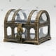 thumbnail image 3 of Cofre del tesoro pirata transparente con cerradura y llave. Caja del tesoro de juguete para piratas. C, 3 of 9