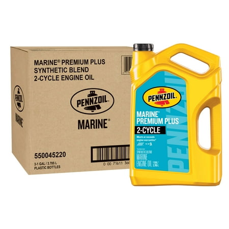 Marine Premium Plus Synthetic Blend 2 Cycle Marine Engine Oil, 1