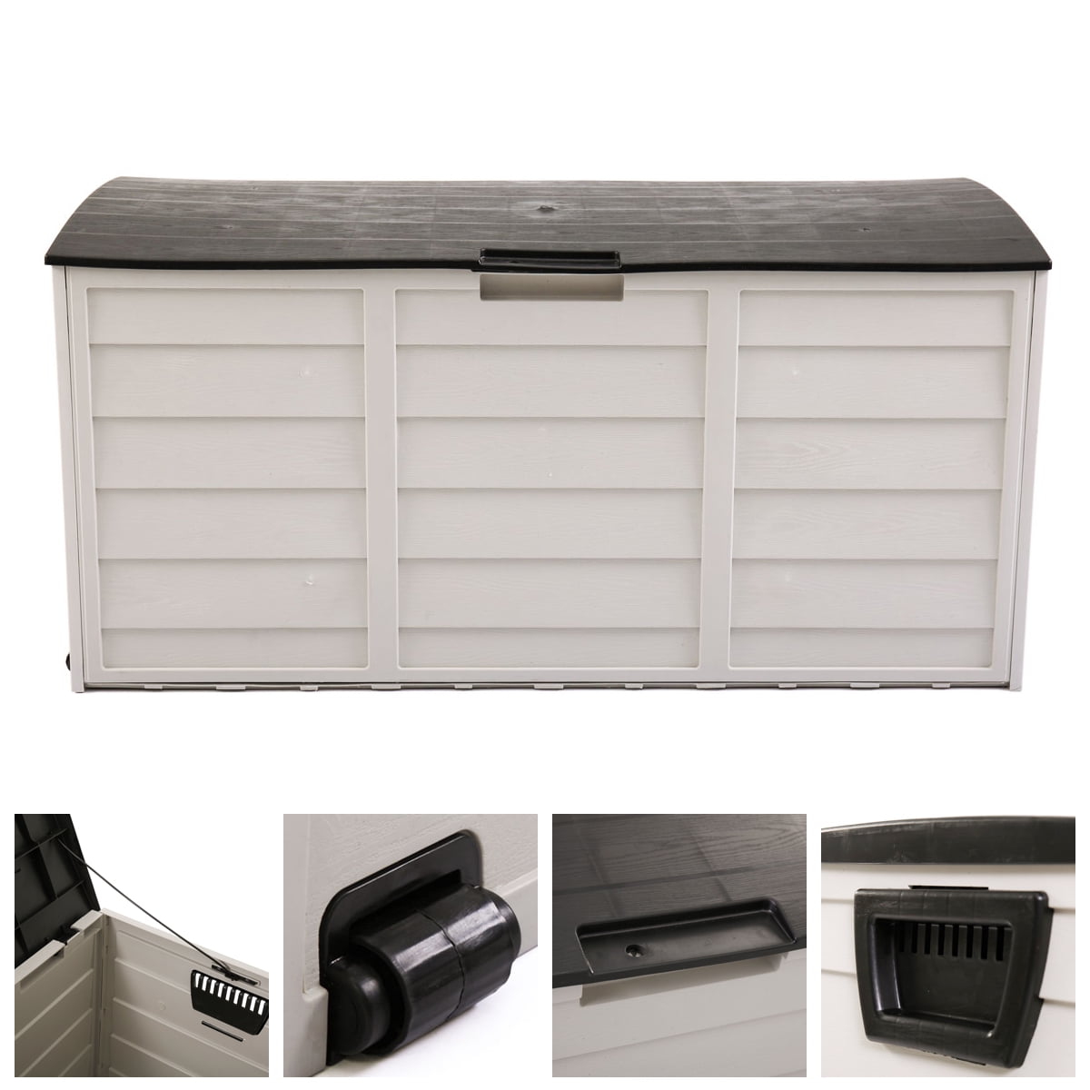 Deck Storage Box Outdoor Patio Garage Shed Backyard Garden Tool Container