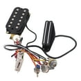 thumbnail image 4 of Dual Rail Dual Coil Pickup Cable, Guitar Wiring Harness Standard Size 1T1V Potentiometer Capacitor Prewired  For Musical Instruments, 4 of 8