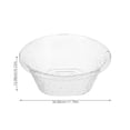 thumbnail image 2 of Raindrops Portable Clear Washing Basin Plastic Material Large Capacity Kitchen Sink Bowl, 2 of 8