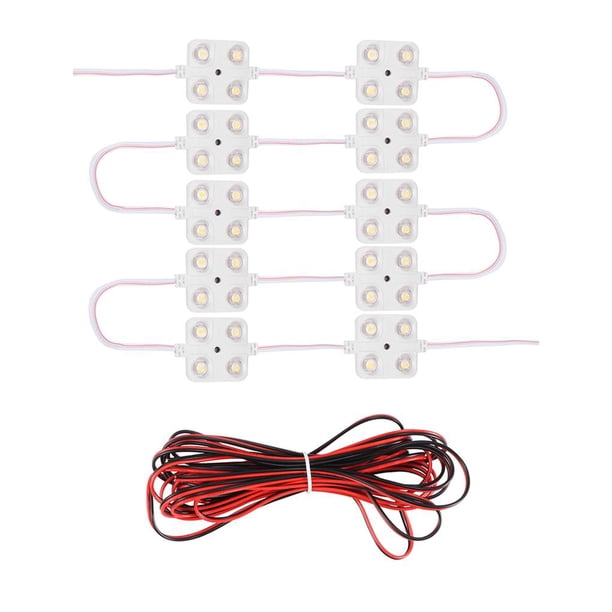 Kenally Kit de luces LED para techo de coche de 10x4, iluminación de techo Interior para furgoneta, lámpara blanca brillante interior impermeable para Bombillas para automóviles Kenally VI006112-00