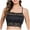 Black, variant on Wireless Lace Bralette for Women Spaghetti Strap Lace Cami Bandeau Bras Slim Basic Camisole Green XL