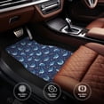 thumbnail image 4 of Sikiie Cartoon Sharks2 Car Foot Mat Set of 4 Pieces Basics Universal Fit Rubber Carpet Floor Mats For Car SUV Van & Truck, 26.8"L x 17.3"W (Front), 13"L x 17.3"W(Rear), 4 of 6