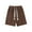 Coffee, variant on Men's Casual Waffle Knit Sweat Shorts Summer Beach Vacation Bermuda Short Pants, 7" Inseam Moisture Wicking Drawstring Elastic Waist Lounge Shorts Big & Tall
