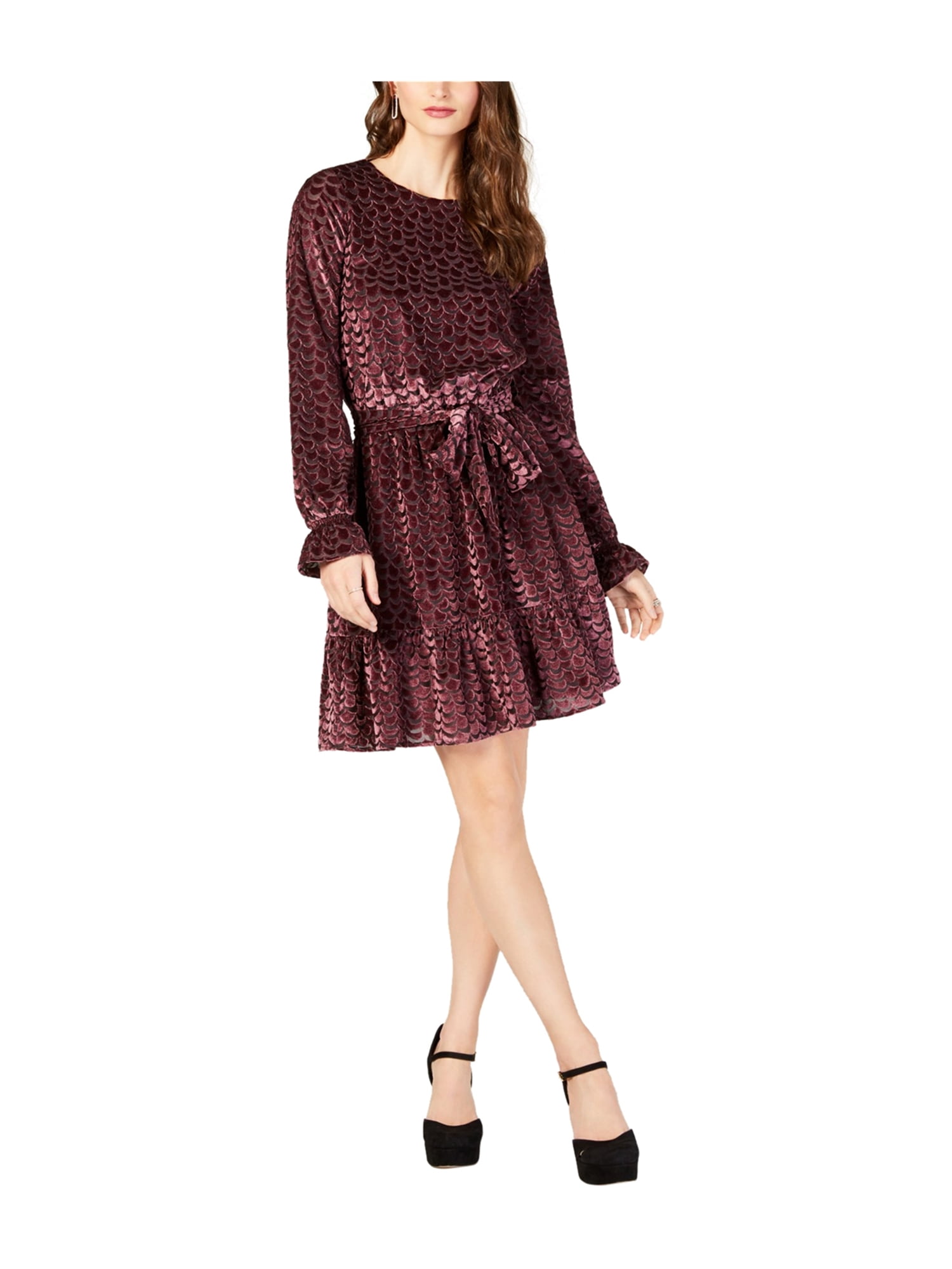 michael kors purple dress