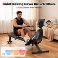 thumbnail image 5 of Rowing Machines for Home, Magnetic Rowing Machine with 115lbs High Resistance Rowing Machine,16 Levels of Quiet Resistance,Rower Machine for Home Row Machine, App Compatible, LCD Monitor, 5 of 10