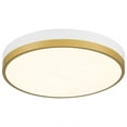 thumbnail image 6 of Access Lighting LED Flush Mount in White with Antique Brushed Brass Color, 6 of 7