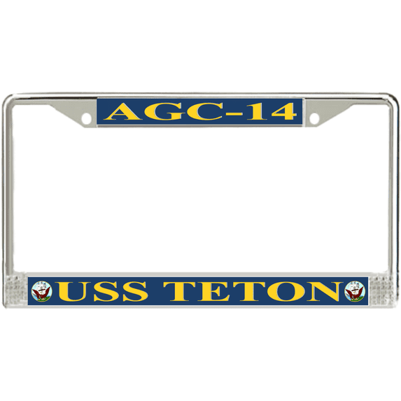 USS Teton AGC-14 License Plate Frame
