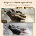 thumbnail image 5 of Large-Wide Power Lift Recliner Chair for Elderly, Big and Tall, Heat and Massage, Lift Chairs Recliners with Extended Footrest, Remote Control, 2 Cup Holders, 5 of 7