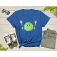 thumbnail image 5 of Cute Green Cabbage Vegetable Holding Fork and Spoon Standing T-Shirt Cabbage Lover Gift T Shirt for Men Women Kids Boys Girls Graphic Tshirt, 5 of 8