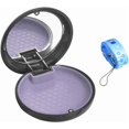 thumbnail image 1 of Étui de Retenue avec Miroir et Cordon, Support de Protection Nocturne, Boîte de Rangement pour Aligneurs avec Évents, Compatible avec Invisalign (Noir Violet), 1 of 7