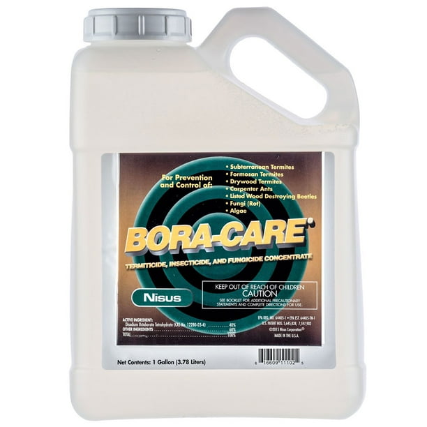 Bora-Care Wood Treatment for Termites & Wood-Infesting Insects - Case (4 x  1 Gallon Jugs) by Nisus Corp.