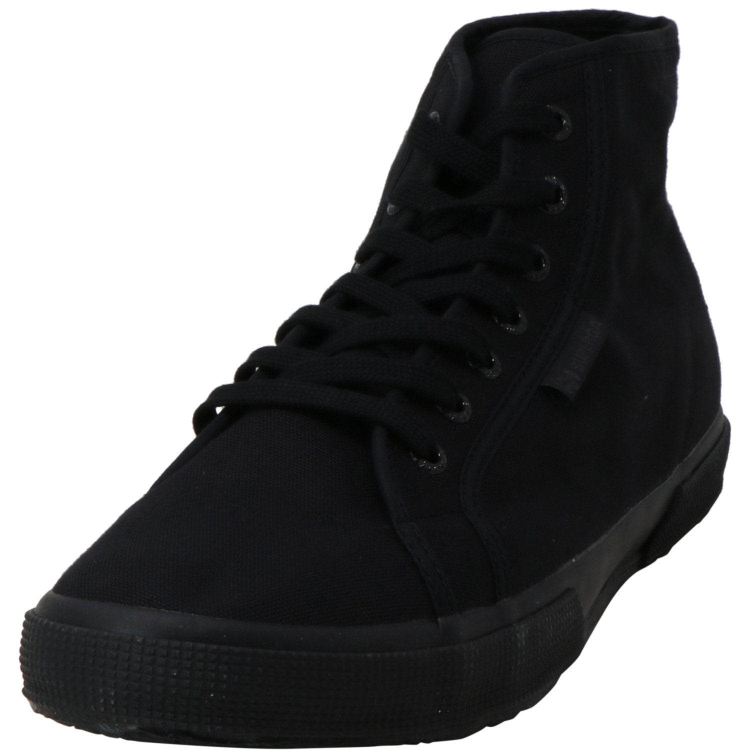 superga mid top black