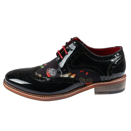 

Justin Reess Julius - Men s Patent Leather Brogue Shoes