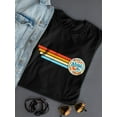 thumbnail image 3 of Retro Dippin' Dots Ice Cream Stripes - Cool Summer Graphic Women's T-shirt, 3 of 4