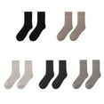 thumbnail image 4 of Minnieouse 1 par de calcetines de tubo medio para mujer, cálidos, cómodos, suaves, para deportes de oficina, medias largas térmicas para mujer Medias Caqui, 4 of 6
