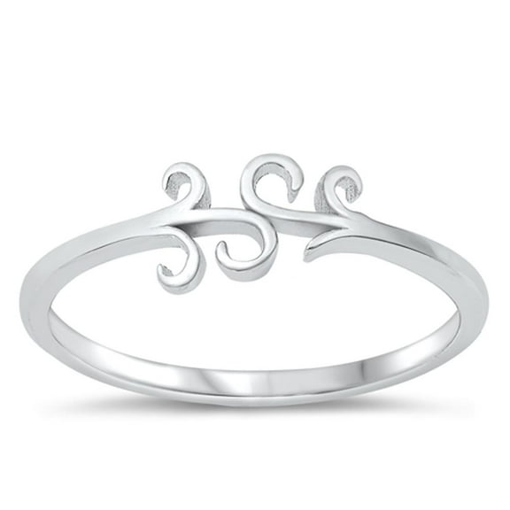Celtic Design Ring .925 Sterling Silver Band Jewelry Female Male Unisex Size 4