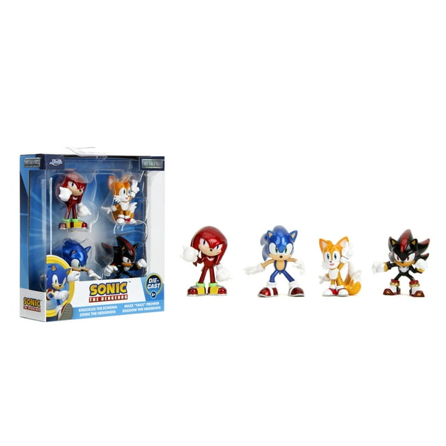 Pack de 4 figuras fundidas a presión Sonic The Hedgehog 2.5 Wave 1