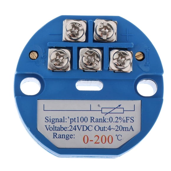 Transmisor de sensor de temperatura de 24 V CC para resistencia térmica integrada 0-200 grados