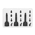thumbnail image 1 of NECA Action Figure Head Display Stands black (3) Other figures accessories, 1 of 2