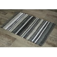 thumbnail image 7 of Grey Cotton Striped Door mat Rug Indoor - 2x3' Entrance Entryway Rug Non Slip Kitchen Bath Mat Home Décor, (24 x 36"), 7 of 7
