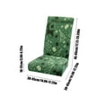 thumbnail image 3 of HongHeng Christmas theme Stretchy Parson Chair Slipcovers for Dining Room Chair seat Covers Chair Protectors for Party Pet Protection Universal Fit Soft Polyester Xmas Decorations, 3 of 6