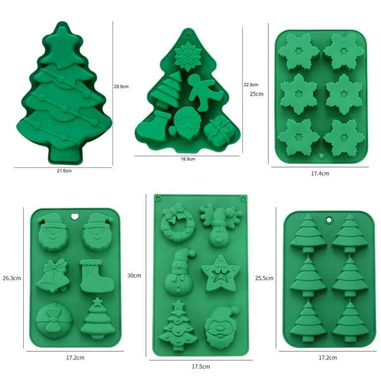 3 pieces candy mold silicone gummy bear molds silicone molds with pipettes  for gummy bears, jelly, chocolate, Halloween Christmas candy (blue, red,  green) 
