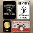 thumbnail image 2 of Kit Pintura Hierro Rectangular Placa Metal Vintage Instrumento Musical 4 Uds. 20x30cm, 2 of 9