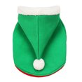 thumbnail image 2 of Limei Santa Cat Dog Costume Christmas, Winter Warm Sweater Hoodies for Small Doggies Kitten Pet Clothing Party Cosplay Dress, 2 of 7