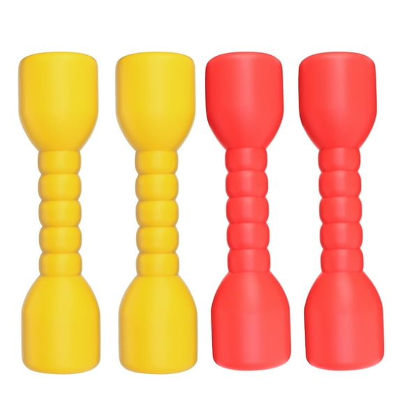 BESTOYARD 2 Pairs of Workout Toy PE Round Entertainment Toy for Birthday Thanksgiving Christmas Red Yellow