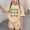 Beige, variant on Cethrio St. Patrick's Day Outfit Sets for Girl, 2 Piece Short Sleeve Summer Girls' Clothing Sets Beige Size 10-12