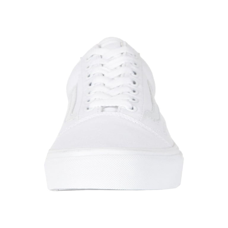 VANS Unisex Old Skool Classic Skate Shoes True White Men\'s 6.5, Women\'s 8 NEW Skate Old Skool Shoe in True White | Vans main image 4