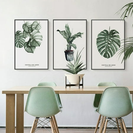 Elegant Green Plant Printing Stylish Picture Home Hotel Decoration