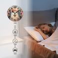 thumbnail image 4 of Battery Operated Analog Wall Clocks Non-Ticking Silent Modern Clock Decorative for Home,Office-Charming Portrait Of Alpaca Adorned With Floral Headpiece(16inch), 4 of 4