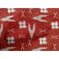 thumbnail image 4 of oneOone Cotton Cambric Fabric Arrow Sign & Check Kasuri Printed Craft Fabric BTY 56 Inch Wide, 4 of 4