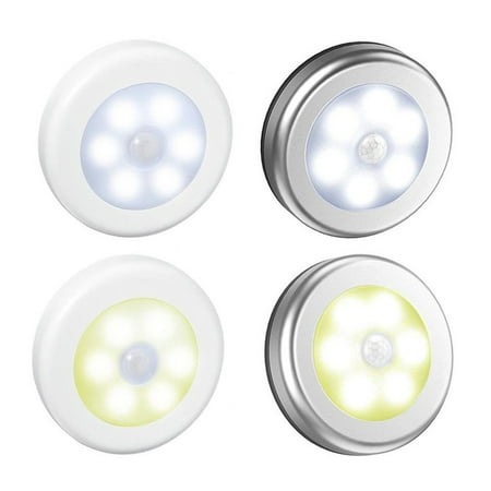 

3pcs/set 6LED Human Body Sensor Light Intelligent Light Sensor Creative Night Light Cabinet Corridor Toilet Light